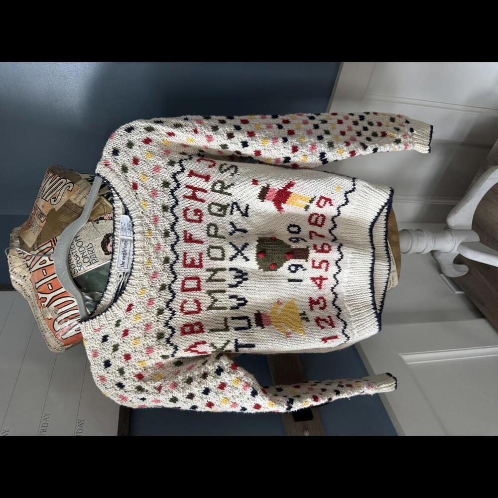 The Eagle's Eye Vintage Alphabet Sweater